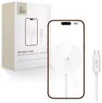 Tech-Protect A50 belaidis įkroviklis | Qi 2.2 | Suderinama su MagSafe | 25W | baltas
