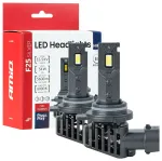LED Headlights Serie F25 SILVER FULL CANBUS HIR2 9012 54W 12V 24V AMIO-04708