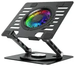 Wozinsky WDCX-X16-AS CoolBase RGB 360&deg; Cooling Stand for Laptop and Tablet - Black