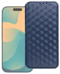 Atverčiamas dėklas Xiaomi Redmi A7 PRO Cubic Book mėlynas
