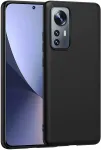 Mocco Ultra Slim Soft Matte 0.3 mm Matēts Silikona Apvalks Priek&scaron; Xiaomi 12 5G / 12X 5G Melns