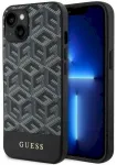 Guess GUHMP14MHGCFSEK hardcase GCube Stripes MagSafe Aizsargapvalks priek&scaron; iPhone 14 Plus / 15 Plus 6.7" / melns
