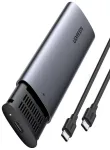 UGREEN 10902 M.2 SSD ārējais korpuss USB 2.0 / USB 3.2 Gen 2 (3.1 Gen 2) Alumīnijs / pelēks