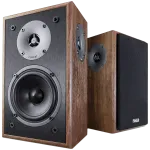 Magnat Monitor S10 D Surround Sound Speakers, Walnut, Pair