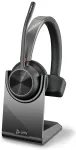 Poly Voyager 4310 77Y96AA Bluetooth mono ausinės su mikrofonu, BT700 USB-C adapteriu ir įkrovimo stovu juodos