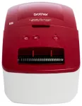 Etiķe&scaron;u printeris Brother Brother QL-600R - termodirektors - ruļļa (6,2 cm) - 300 x 300 dpi - līdz 71 mm/s - USB 2.0 - White, Red