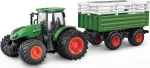 Amewi RC traktorius su gyvulių pervežimo priekaba LiIon 500mAh Green/6+