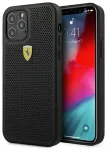 Ferrari FESPEHCP12LBK iPhone 12 Pro Max 6,7" czarny|black hardcase On Track Perforated