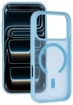 Tel Protect Aura Matte telefono dėklas su MagSafe palaikymu iPhone 17 Pro mėlynas