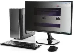 Qoltec Privacy filter 24" | 16:9 | Eye protection | Panoramic