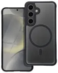 Full Matte Mag telefono dėklas su MagSafe palaikymu Samsung Galaxy S24 (S921) juodas