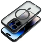 Full Matte telefono dėklas su MagSafe palaikymu Samsung Galaxy A36 5G (A366) juodas