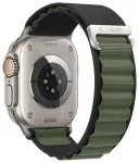 TECH-PROTECT NYLON PRO APPLE WATCH 8 / 9 / 10 / 11 / 12 / SE / ULTRA (44 / 45 / 46 / 49 MM) BLACK / GREEN