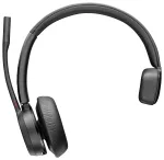 Poly Voyager 4310 77Y95AA Bluetooth mono ausinės Microsoft Teams su mikrofonu ir BT700 USB-C adapteriu juodos