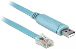 DELOCK RS-232 konsolinis laidas, USB-A ki&scaron;tukas > RJ45 ki&scaron;tukas 2m