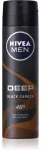 Nivea Deep Espresso Antiperspirant Spray Men 150 Ml