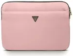 Guess Triangle Logo ne&scaron;iojamojo kompiuterio dėklas 13" rožinis