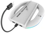 iPega P5S035SA Vertical Stand (2xUSB-A) with RGB for PS5 Slim/PS5 Pro White