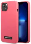 Karl Lagerfeld KLHCP13SSLMP1PI Aizsargapvalks priek&scaron; iPhone 13 mini 5,4" / fuksija