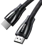 UGREEN HD140 HDMI-HDMI kabelis 5m (HDMI 2.1 8K@60Hz 48Gbps) / melns ar neilona pinumu