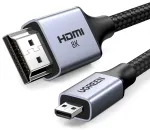 UGREEN 15516 HDMI kabelis HDMI Type A (Standard) uz HDMI Type D (Micro) 1 m / melns