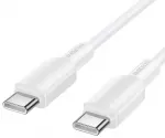 Borofone BX127 Regalo duomenų perdavimo ir įkrovimo laidas | USB-C į USB-C | 1m | baltas | 20 vnt. komplektas