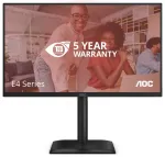 AOC 24E4U computer monitor 60.5 cm (23.8") 1920 x 1080 pixels Full HD LED Black