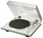 Denon DP-300F Pilnai automatinis patefonas, premium silver