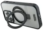 Tumi TUHMP15LSSFC iPhone 15 Pro 6.1" baltas kietas dėklas Transparent Ring Stand Magsafe