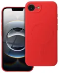Silicone Mag Cover telefono dėklas su MagSafe palaikymu iPhone 16e raudonas