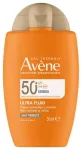 Avene, Ypatingai skystas, Be kvapiųjų medžiagų, UV apsauga, Kasdienis, Skystis, Veidui ir kūnui, SPF50+, 50 ml
