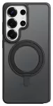 Rock Rotating Stand Soft Touch Series telefono dėklas su stovu ir Samsung Galaxy S26 (S942) juodas