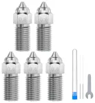 ELEGOO Neptune 4 / 4 Pro Hardened Steel Nozzle Set (0.4 mm x3, 0.6 mm x1, 0.8 mm x1)