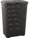 Skalbinių dėžė Style 60L 44,8x34,1x61,5cm tamsiai pilka