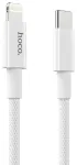 Hoco X56 duomenų perdavimo ir įkrovimo laidas | USB-C į Lightning | PD | 20W | 1m | baltas