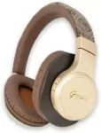Originalios &bdquo;Bluetooth&ldquo; ausinės GUESS 4G Script GUBH604GEMW rudos