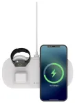 Devia Wireless Charger Bezvadu Lādētājs 3in1 / Viedtālrunim / Apple Watch / Austiņām / USB