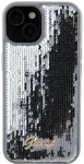 Guess HC Sequin Script Metal Case Aizsargapvalks Priek&scaron; Apple iPhone 15 Pro Max