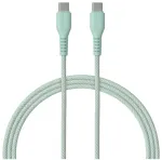 Qualo QKN-CC-21 USB-C - USB-C Kabelis 1.5m Mint