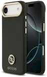Case Guess Grained Strass Logo MagSafe Aizsargapvalks priek&scaron; iPhone Air / melns