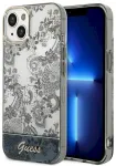 Guess GUHCP14MHGPLHG Porcelain Collection Aizsargapvalks priek&scaron; iPhone 14 Plus / 15 Plus 6.7" / pelēks