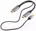 Gembird A-HDMIM-DPM-01 Aktīvs adaptera kabelis HDMI - DisplayPort 4K 2m / melns