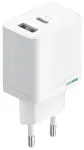 Oppo OSAB4CB4AE kelioninis įkroviklis | 45W | GaN | USB-A, USB-C | baltas