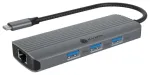Dokstacija IcyBox 6 in 1 1xHDMI 4K60Hz, 3x USB-A