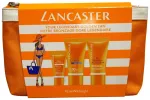 Dovanų rinkinys Lancaster: Sun Beauty, Apsaugos nuo saulės, kūno pienelis, SPF 30, Veidui ir kūnui, Prie&scaron; saulės vonias, 15 ml *Pavyzdys + Sun Sensitive, Apsaugos nuo saulės, kremas nuo saulės, Veidui