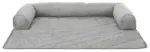 Animal protection mat : Trixie Nero furniture protector bed, square, 52 &times; 75 cm, light grey