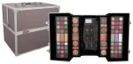 2K Super Model Beauty Train Case Platinum Makiažo Paletės Dėklas 122,6 g