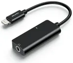 AWEI Adapter CL-121 Lightning-Lightning| Jack 3.5 2w1 czarny|black