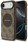 Case Guess 4G Circle Classic Logo MagSafe Aizsargapvalks priek&scaron; iPhone Air / brūns