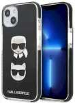 Karl Lagerfeld KLHCP13STPE2TK Karl&Choupette Head Aizsargapvalks priek&scaron; iPhone 13 mini 5,4" / melns